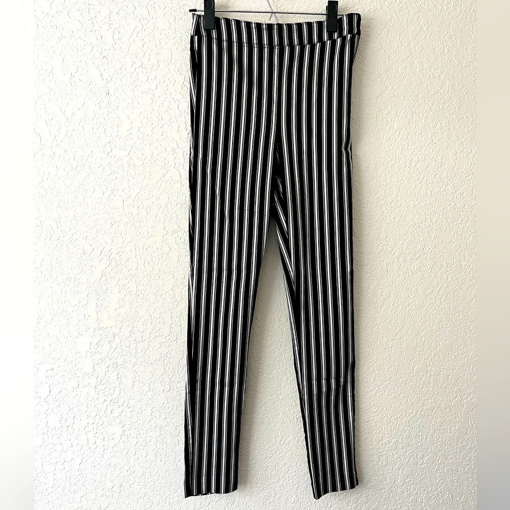 H&M Black and White High Waisted Pants